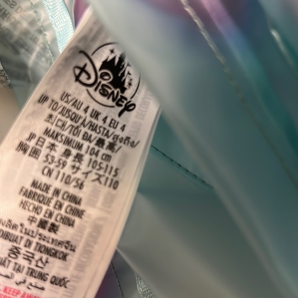 🔥3/$30🔥 NWT - Minnie Mouse Hooded Rain Jacket Blue - Size 4 and 5/6 - Picture 10 of 11